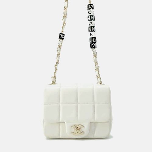 Lambskin Chocolate Bar Mini Flap Chain Shoulder Bag - Chanel - Modalova