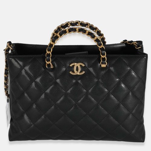 S Quilted Small Metal Handle Shopping Bag - Chanel - Modalova