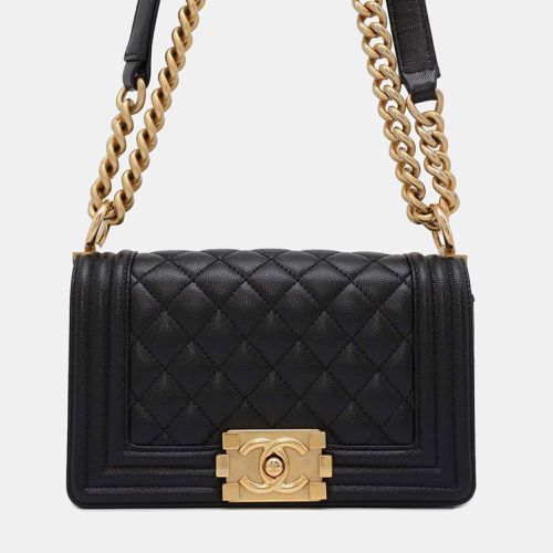 Boy Small Matelasse Coco Mark Chain Shoulder Bag - Chanel - Modalova