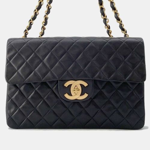 Lambskin Deca Matelasse 34 Coco Mark Chain Shoulder Bag - Chanel - Modalova