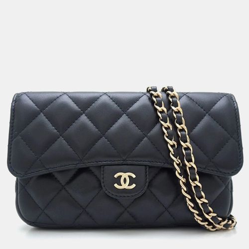 Lambskin Flap Phone Case Shoulder Bag - Chanel - Modalova