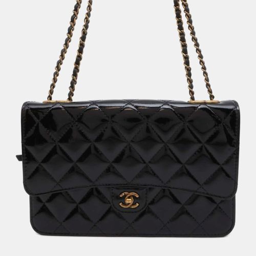 Matelasse Coco Mark Patent Chain Wallet - Chanel - Modalova