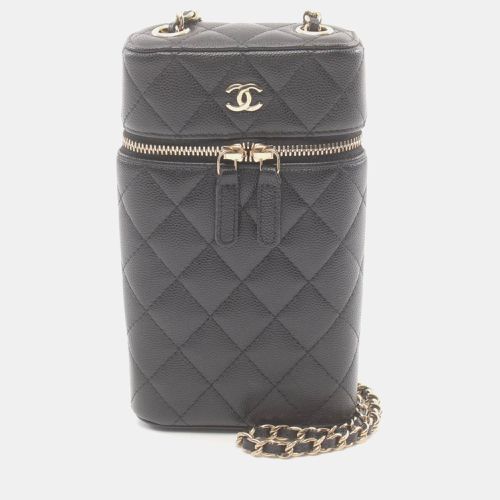 Caviar Skin (Grained Calf) Matelasse Phone Holder Shoulder Bag - Chanel - Modalova