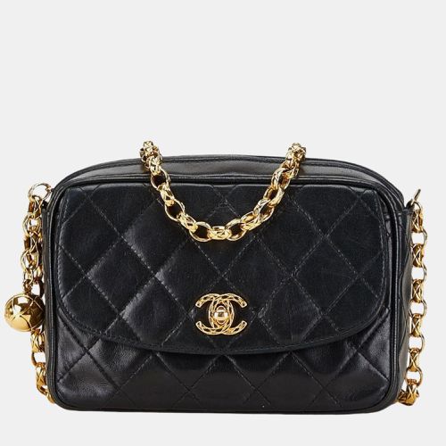 Lambskin Matelasse Coco Mark Chain Shoulder Bag - Chanel - Modalova