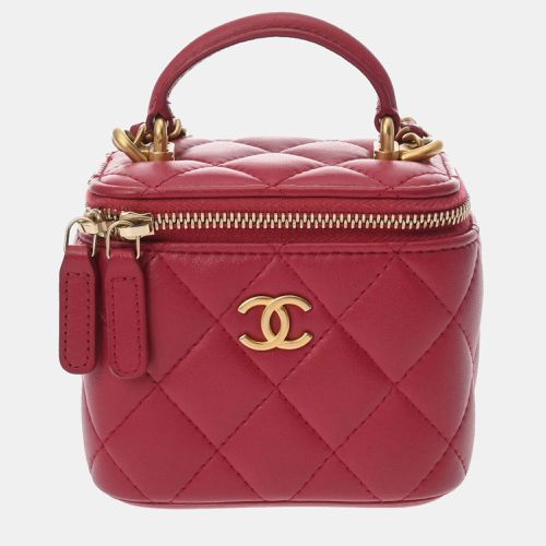 Lambskin Matelasse Small Vanity Shoulder Bag - Chanel - Modalova