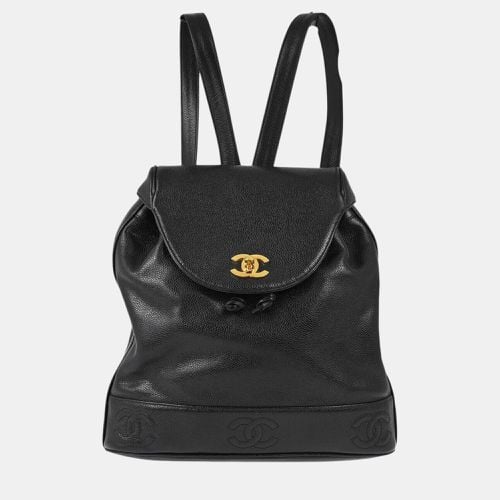 Chanel Black Calfskin Triple CC Backpack - Chanel - Modalova