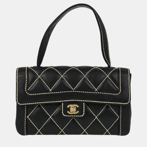 Chanel Black Calfskin Wild Stitch Handbag - Chanel - Modalova