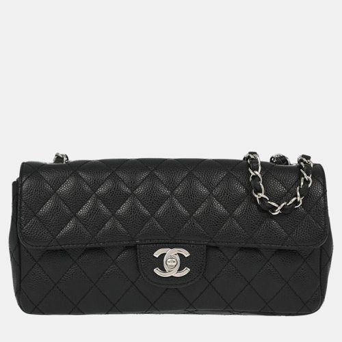 Chanel Black Calfskin East West Shoulder Bag - Chanel - Modalova