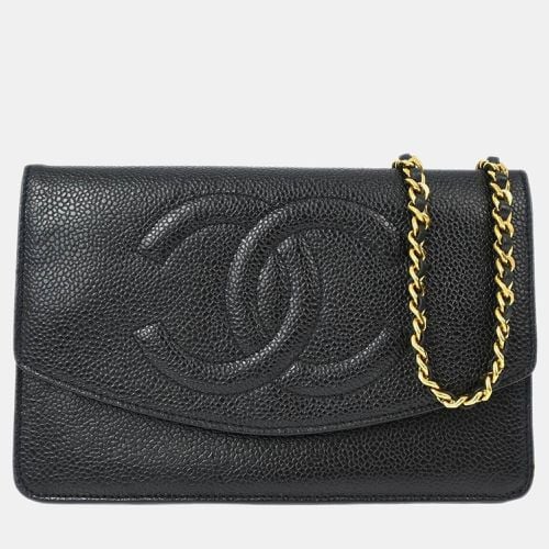 Calfskin Woc Chain Shoulder Wallet Bag - Chanel - Modalova