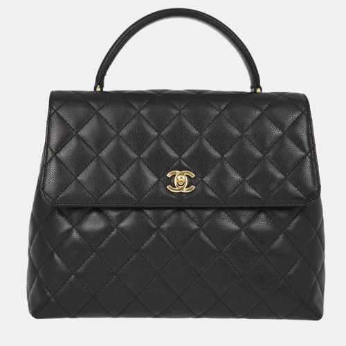 Calfskin Top Handle Handbag - Chanel - Modalova