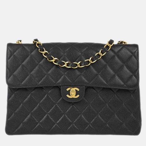 Calfskin Jumbo Classic Flap Shoulder Bag - Chanel - Modalova