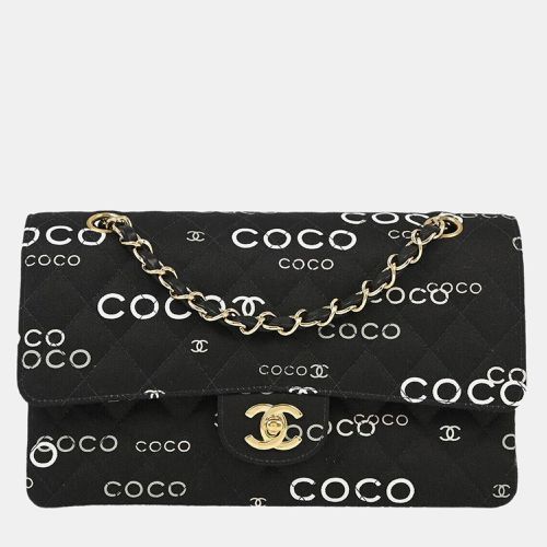 Canvas Coco Medium Classic Double Flap Shoulder Bag - Chanel - Modalova