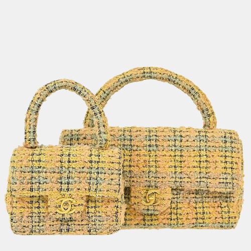 Tweed Classic Single Flap 2 In 1 Hand Bag Set - Chanel - Modalova