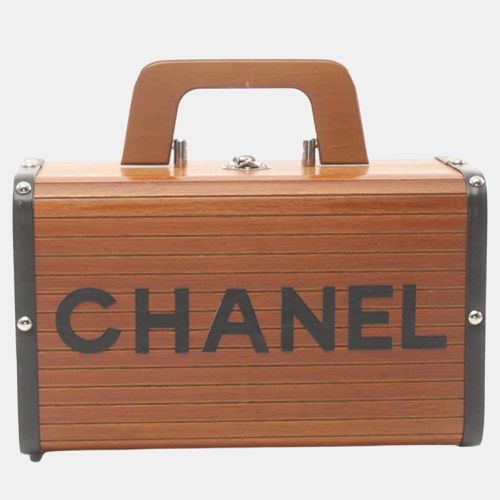 Chanel Wooden Logo Top Handle Bag - Chanel - Modalova