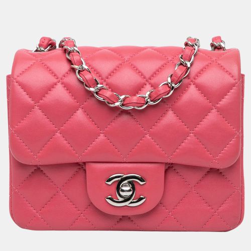 Chanel Mini Square Classic Lambskin Single Flap - Chanel - Modalova