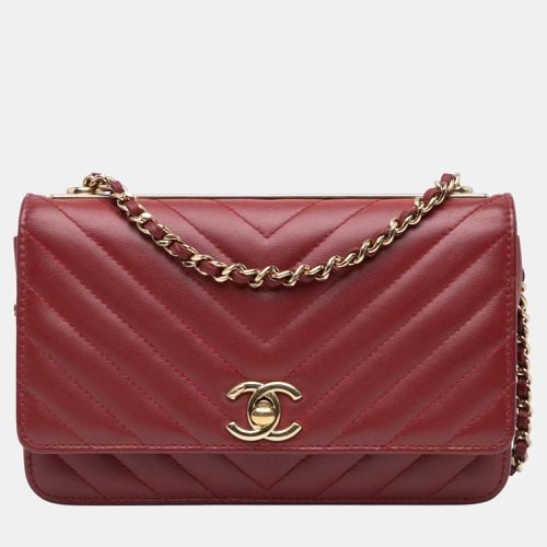 Chanel Chevron Quilted Lambskin Trendy CC Chain Wallet on Chain - Chanel - Modalova