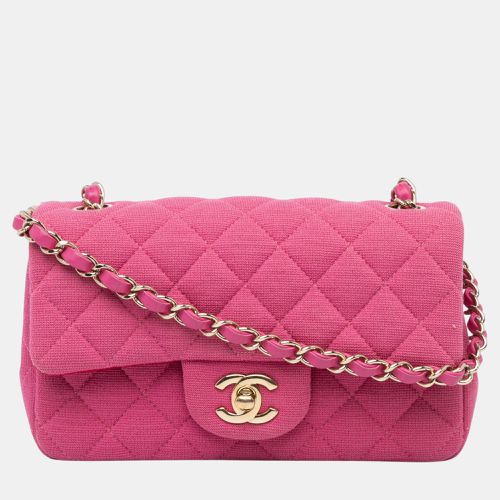 Chanel Mini Rectangular Classic Jersey Single Flap - Chanel - Modalova