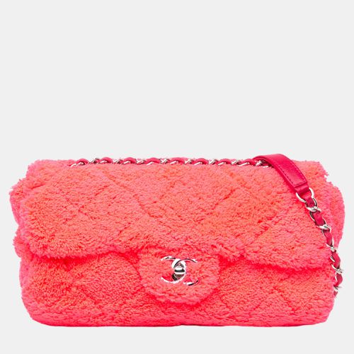 Medium Quilted Terry Cloth Coco Beach Flap - Chanel - Modalova