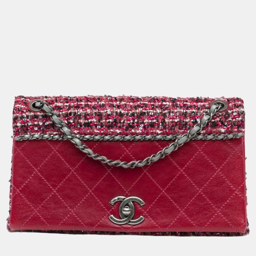 Chanel CC Lambskin and Tweed Flap - Chanel - Modalova