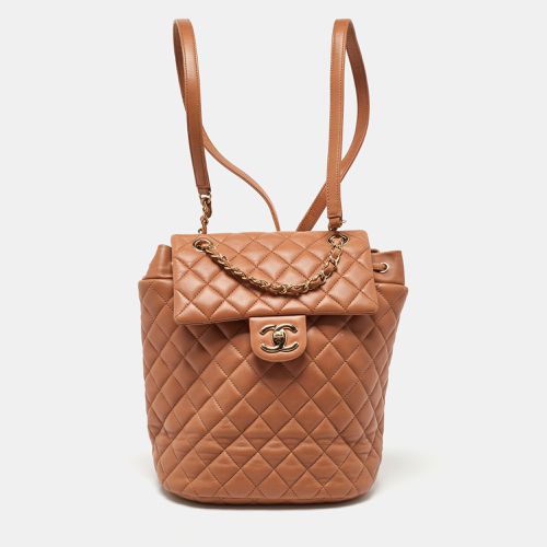 Chanel Sand Brown Quilted Leather Urban Spirit Backpack - Chanel - Modalova