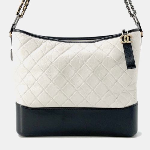 White/ Calf Leather Gabriel De Hobo bag Size Large - Chanel - Modalova