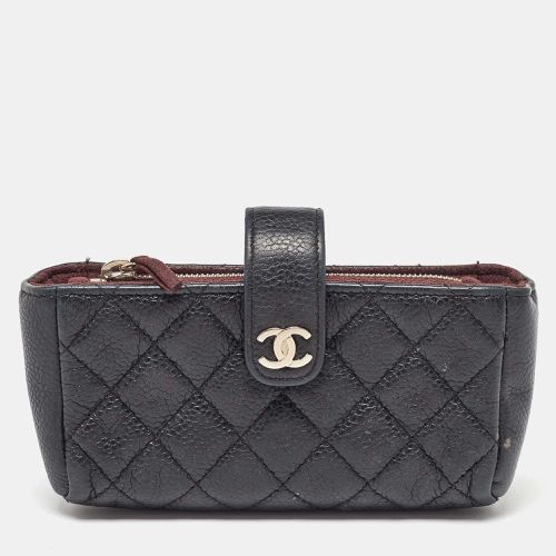 Quilted Caviar Leather CC O Phone Pouch - Chanel - Modalova