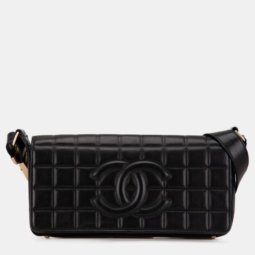 Lambskin Leather CC Chocolate Bar Flap Bag - Chanel - Modalova