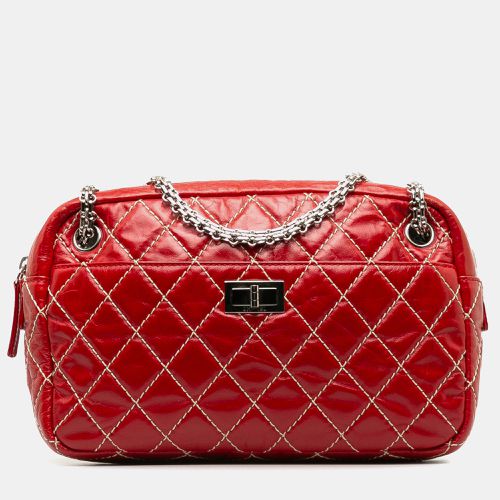 Chanel Red Leather Chanel Medium Quilted Reissue Camera Bag - Chanel - Modalova