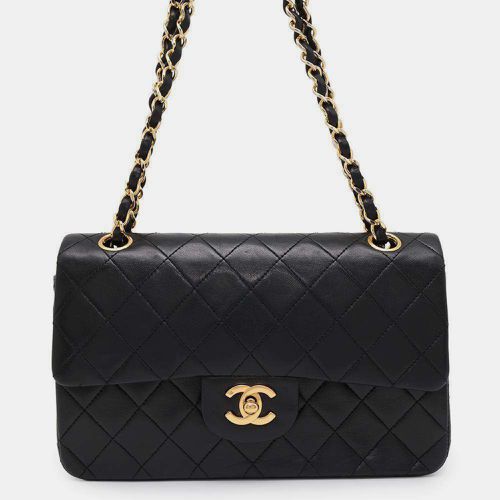 Chanel Black Lambskin Matelasse chain shoulder bag Size 23 - Chanel - Modalova