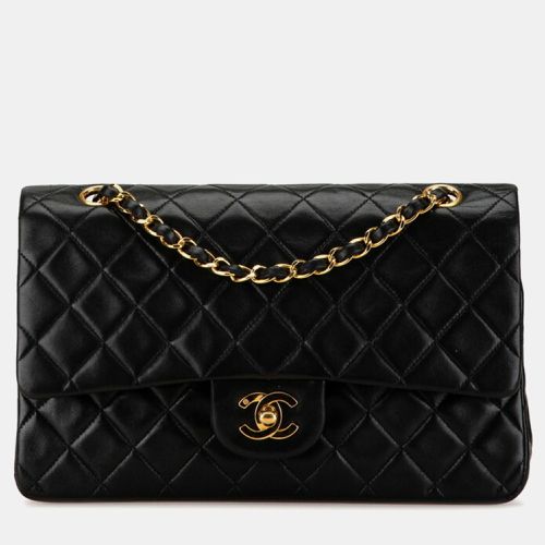 Gold Lambskin Matelasse 25 Double Flap Coco Mark Chain Shoulder Bag - Chanel - Modalova