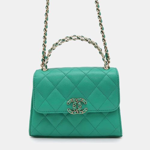 Matelasse Coco Mark Caviar Skin Chain Shoulder Bag - Chanel - Modalova