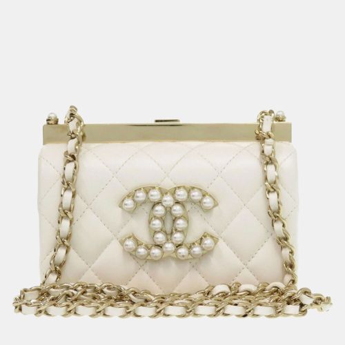 Lambskin Coco Mark Matelasse Chain Shoulder Bag - Chanel - Modalova