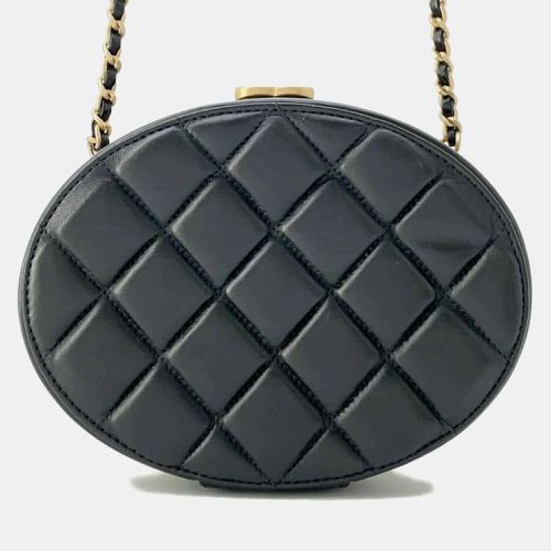 Lambskin Matelasse Coco Mark Vanity Chain Shoulder Bag - Chanel - Modalova