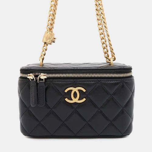 Lambskin Vanity Coco Mark Matelasse Chain Shoulder Bag - Chanel - Modalova