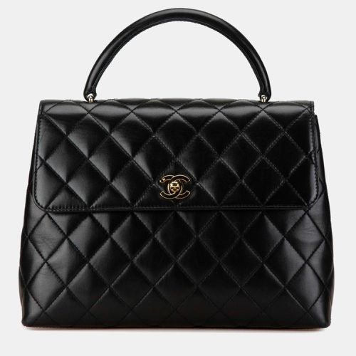 Lambskin Matelasse Coco Mark Flap Bag - Chanel - Modalova