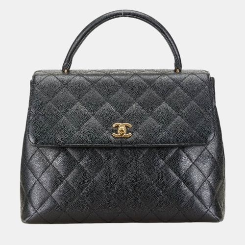 Caviar Skin Matelasse Coco Mark Handbag - Chanel - Modalova