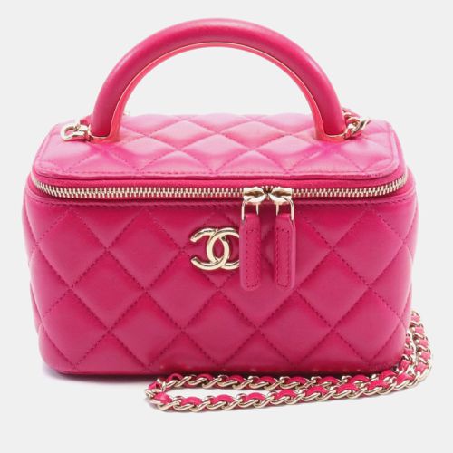 Leather Matelasse Vanity Shoulder Bag - Chanel - Modalova