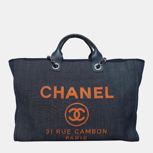 Denim Large Deauville Tote Bag - Chanel - Modalova