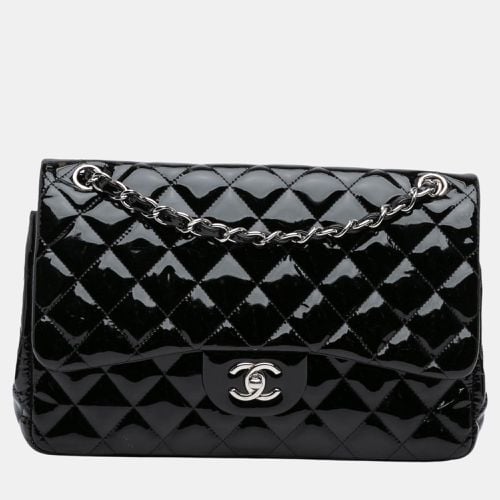 Chanel Black Jumbo Classic Patent Double Flap - Chanel - Modalova