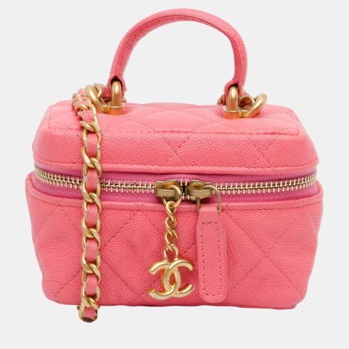 Chanel Pink Micro Caviar Chain Vanity Bag - Chanel - Modalova