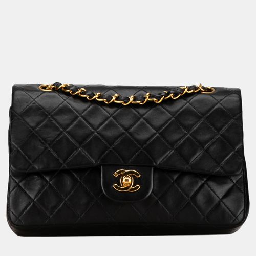 Chanel Black Medium Classic Lambskin Double Flap - Chanel - Modalova