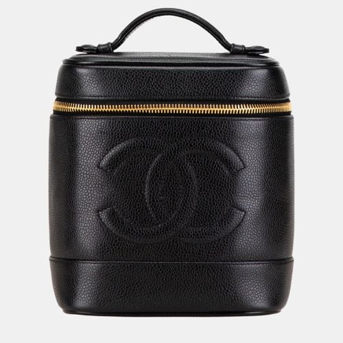 Chanel Black CC Caviar Vanity Case - Chanel - Modalova