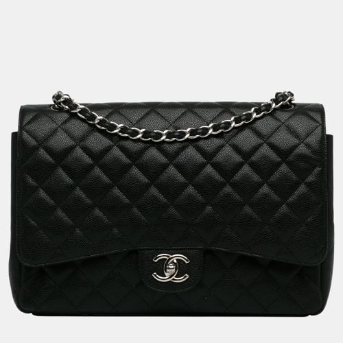 Chanel Black Maxi Classic Caviar Double Flap - Chanel - Modalova