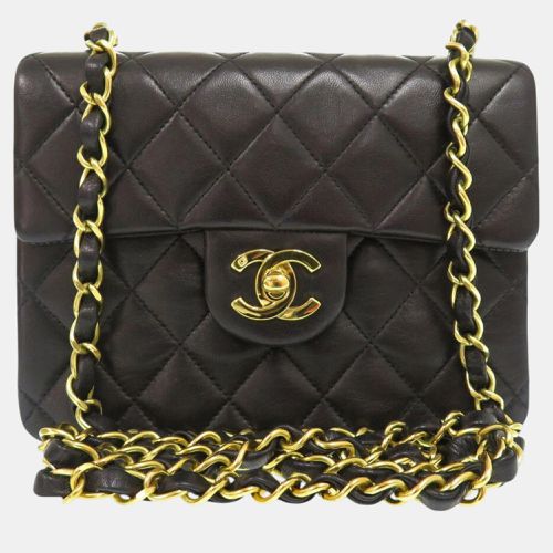 Chanel Matelasse Lambskin Leather Black Shoulder Bag - Chanel - Modalova