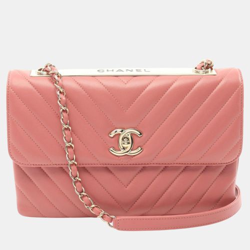 Chanel Lambskin Pink Trendy Cc V-Stitch Shoulder Bag - Chanel - Modalova