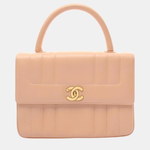 Chanel Beige Lambskin Mademoiselle Handbag - Chanel - Modalova