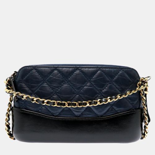 Chanel Leather Navy Seal Gabrielle Do Shoulder Bag - Chanel - Modalova