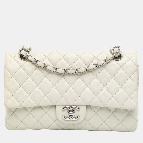 Chanel White Medium Classic Caviar Double Flap - Chanel - Modalova