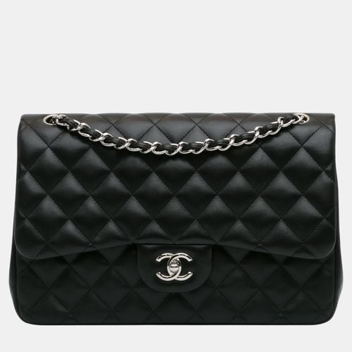 Chanel Black Jumbo Classic Lambskin Double Flap - Chanel - Modalova