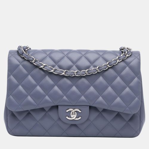 Chanel Purple Jumbo Classic Lambskin Double Flap - Chanel - Modalova